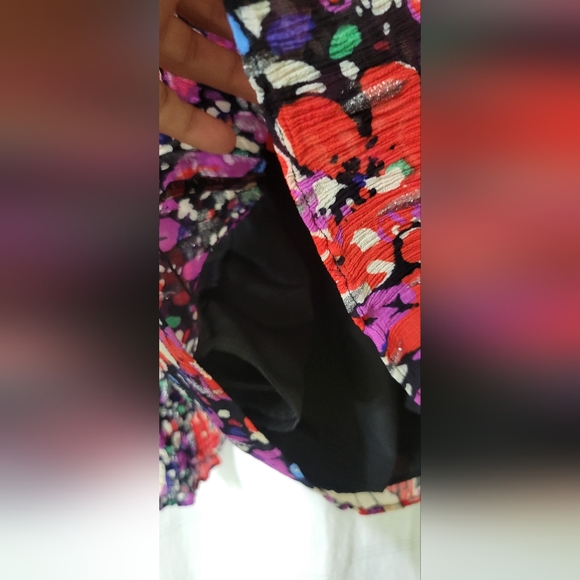 J. CREW Smocked popover  Floral Blouse  Size Small EUC - Picture 14 of 16